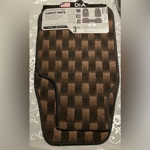 DIA CARPET MATS Custom Fit Front & Rear Car Carpet 3PCS